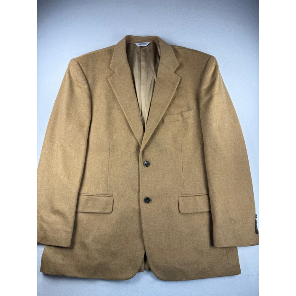 Men's Joseph & Feiss 100%Camelhair Blazer Sport Coat 44R Tan